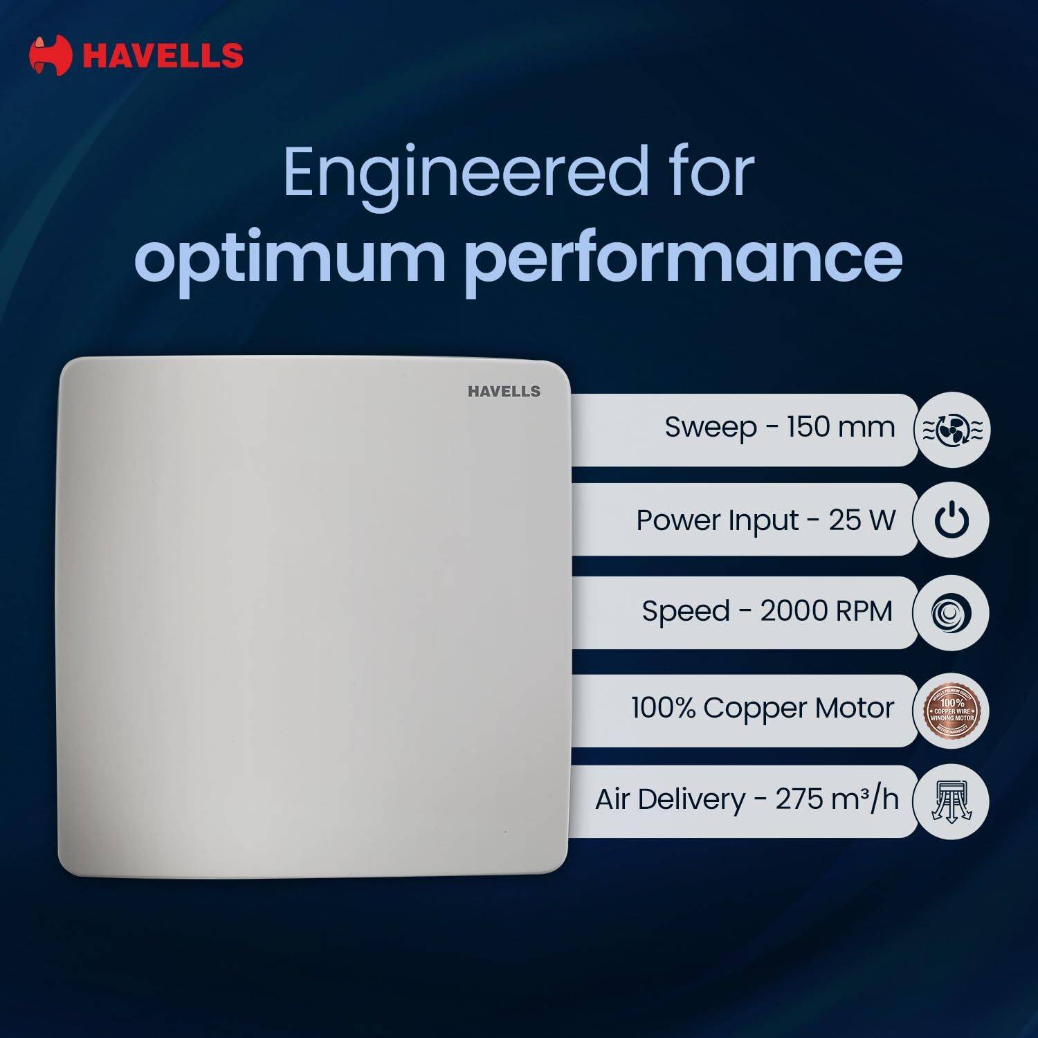 HAVELLS Ventil Air ZX 150 mm Exhaust Fan Price in India - Buy