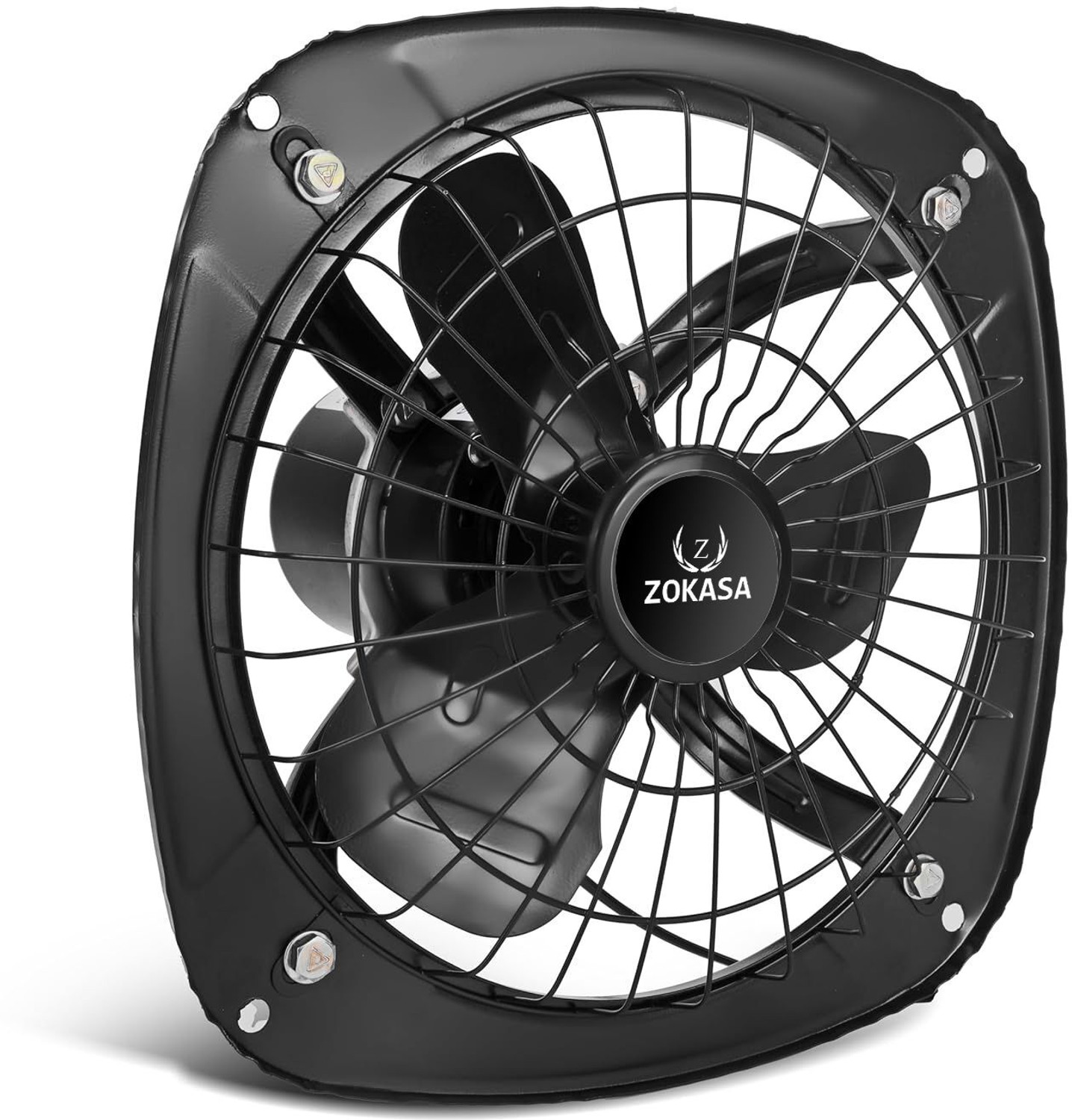 Image of Zokasa Astor 9 Inch Heavy | Copper Motor | Heavy Duty | Kitchen Use 225 mm Exhaust Fan (BLACK)