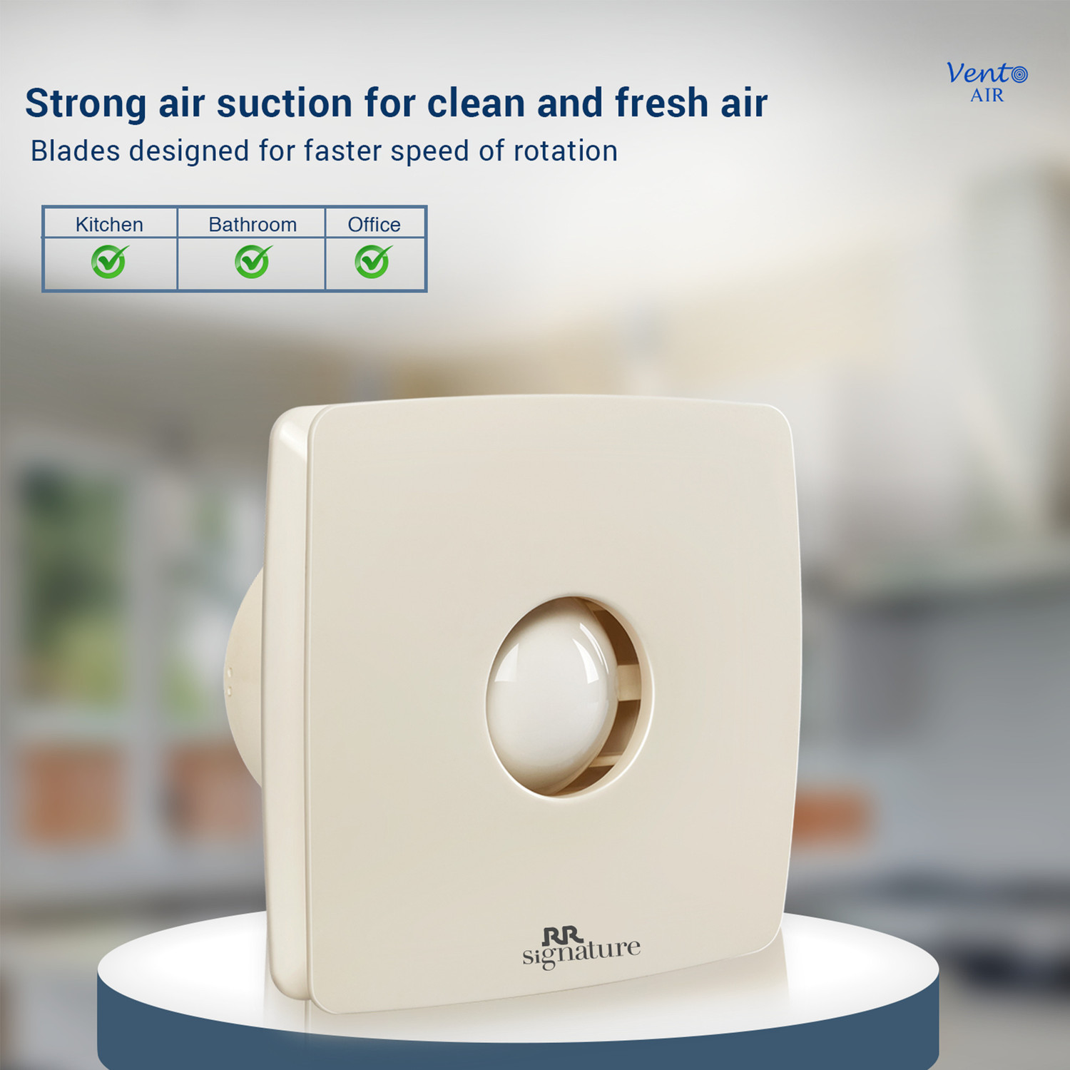 Image of RR VENTO AIR | High Speed | Silent Operation | Rust Proof | Kitchen Use 100 mm Exhaust Fan