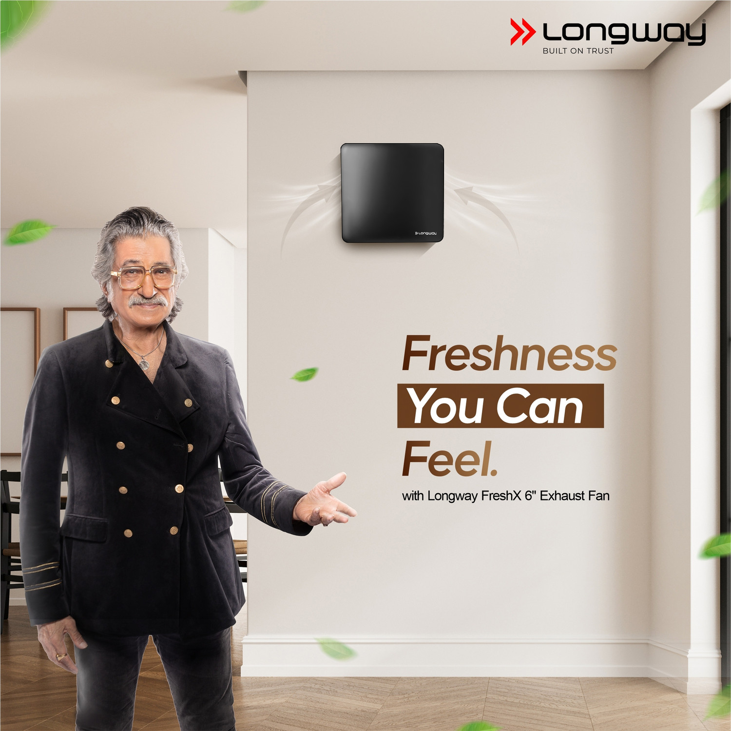Image of Longway FreshX Energy Efficient Exhaust | Low Noise | Energy Efficient | Rust Proof 150 mm Exhaust Fan