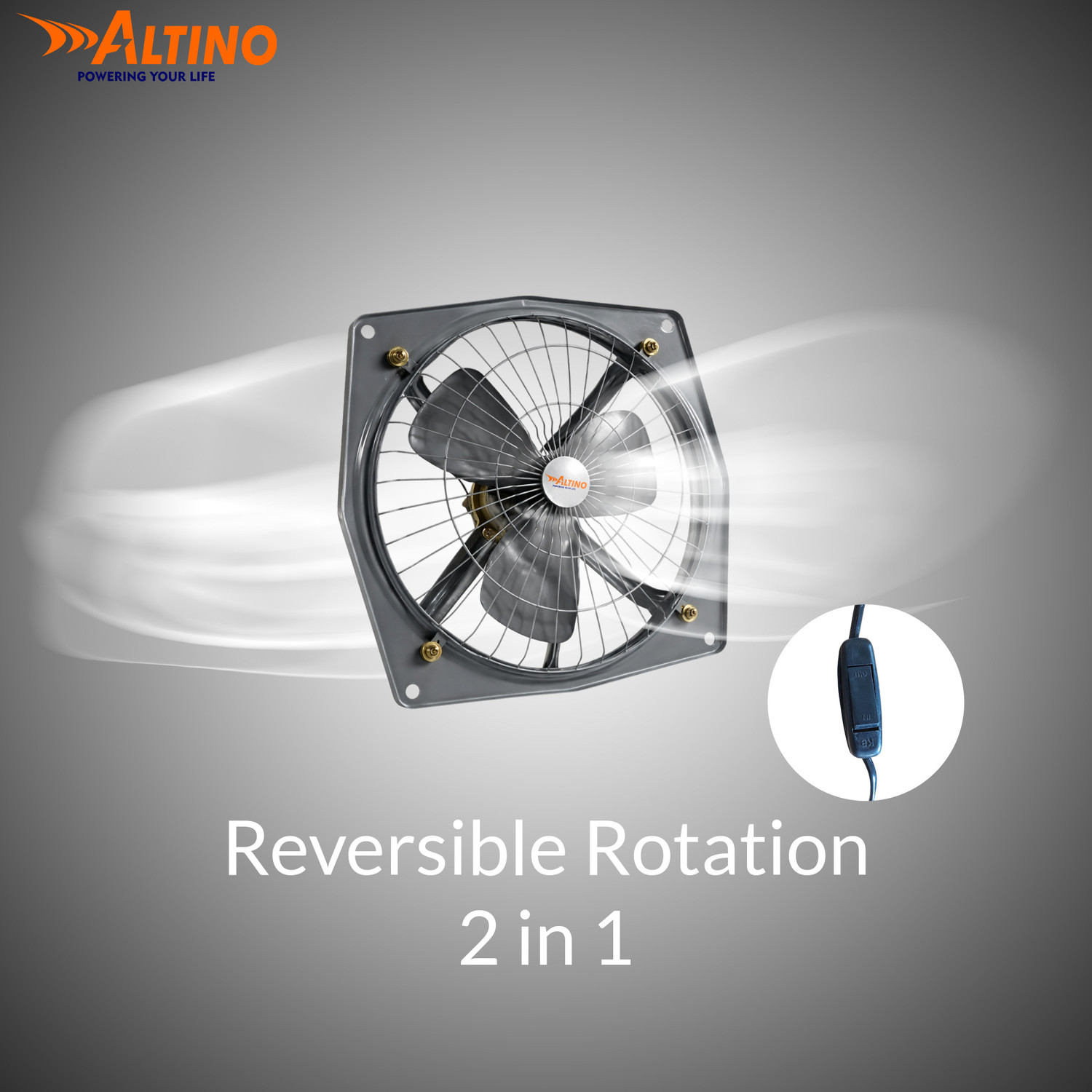 Image of ALTINO 12 inch | Rust Proof | Dust Protection | Kitchen Use 300 mm Exhaust Fan