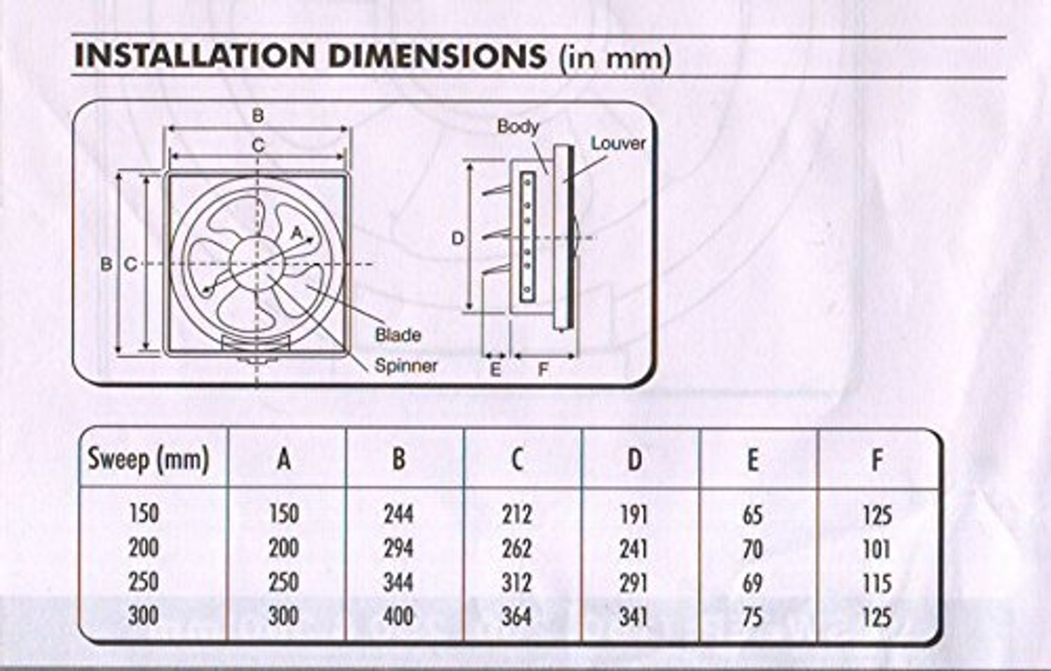 Image of BAJAJ 070062 | Kitchen Use | Bathroom Use 300 mm Exhaust Fan