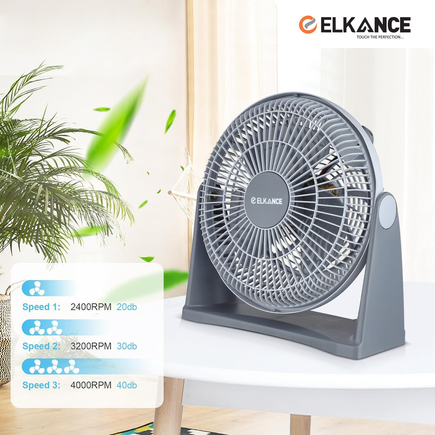 Image of ELKANCE Liva ( 12 Inch | Eco Friendly | Dust Protection | Kitchen Use 300 mm Exhaust Fan