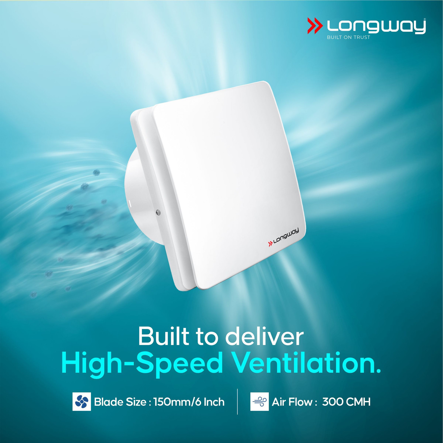 Image of Longway FreshX 150 mm Exhaust Fan