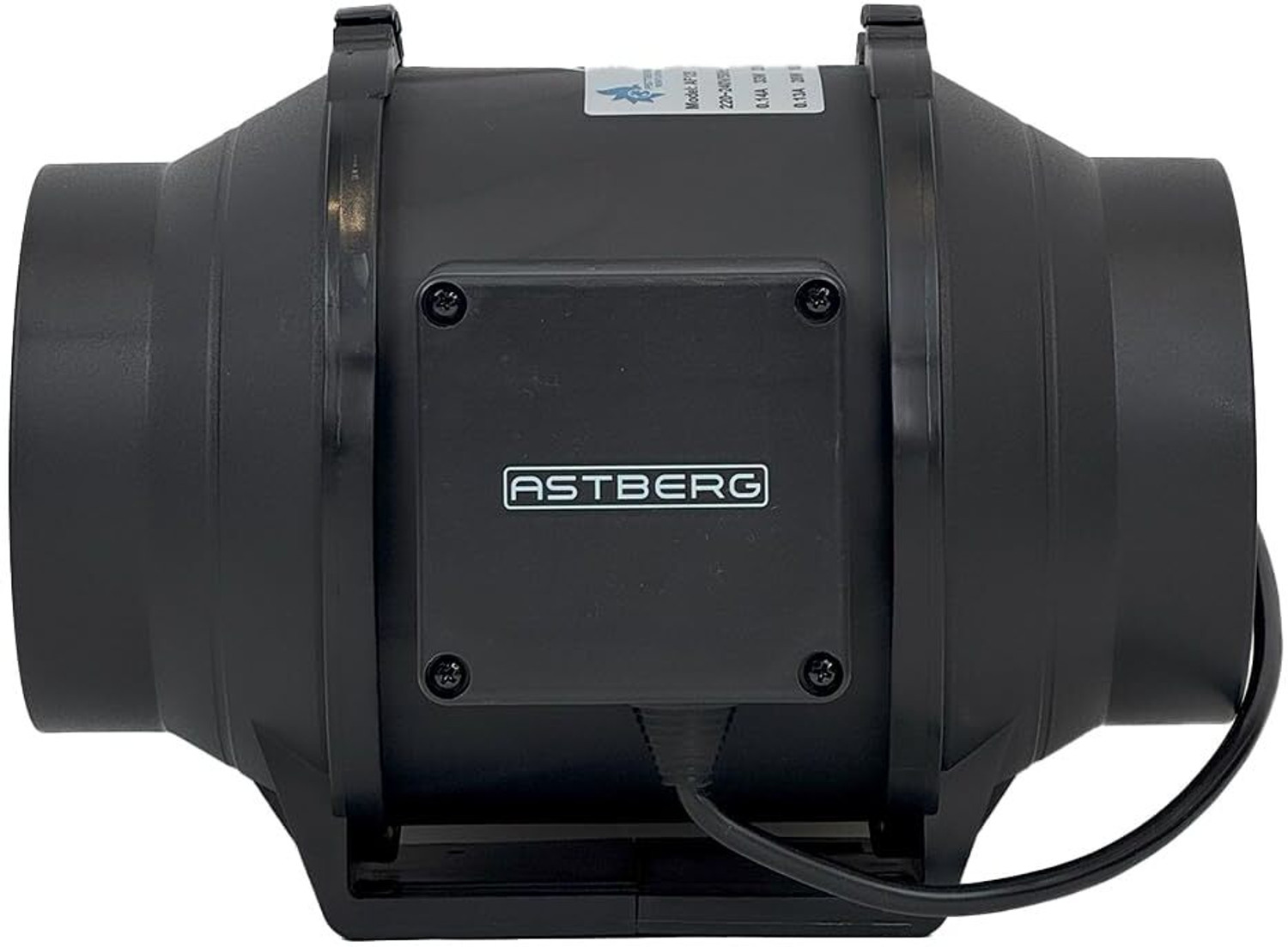 Image of ASTBERG LUXE AF 125mm /5 inch (284Cmh /167Cfm) Silent Mix Flow /Inline Duct Fan /Exhaust Fan 125 mm Exhaust Fan