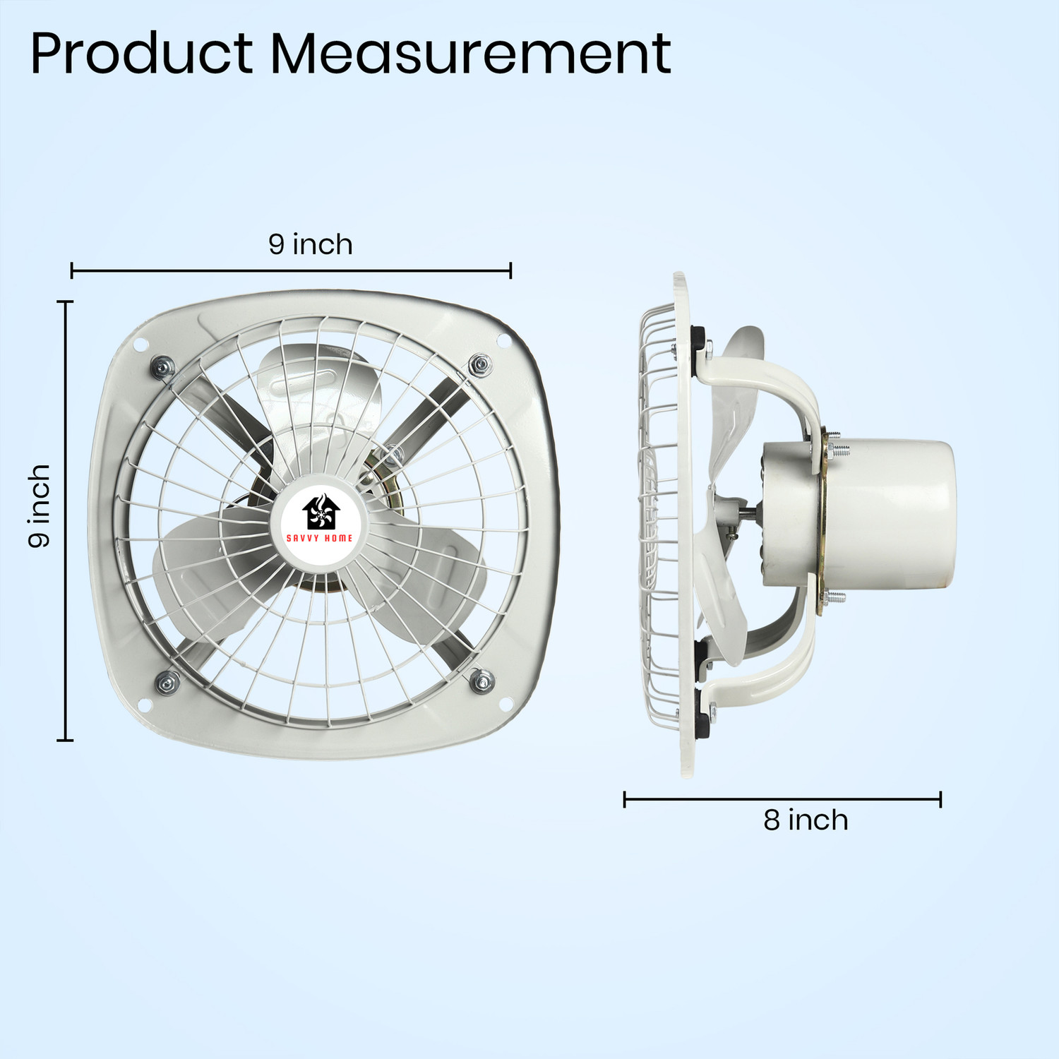 Image of Savvy Home 9 Inch Ultra High | High Speed | 100% Copper Motor | Rust Proof 230 mm Exhaust Fan