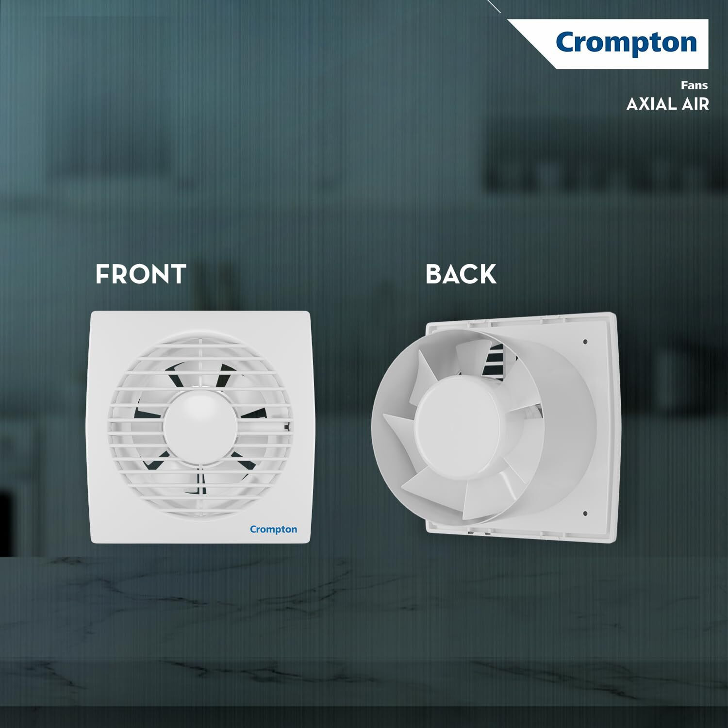 Image of Crompton Axial Air | Axial Flow | Kitchen Use 150 mm Exhaust Fan