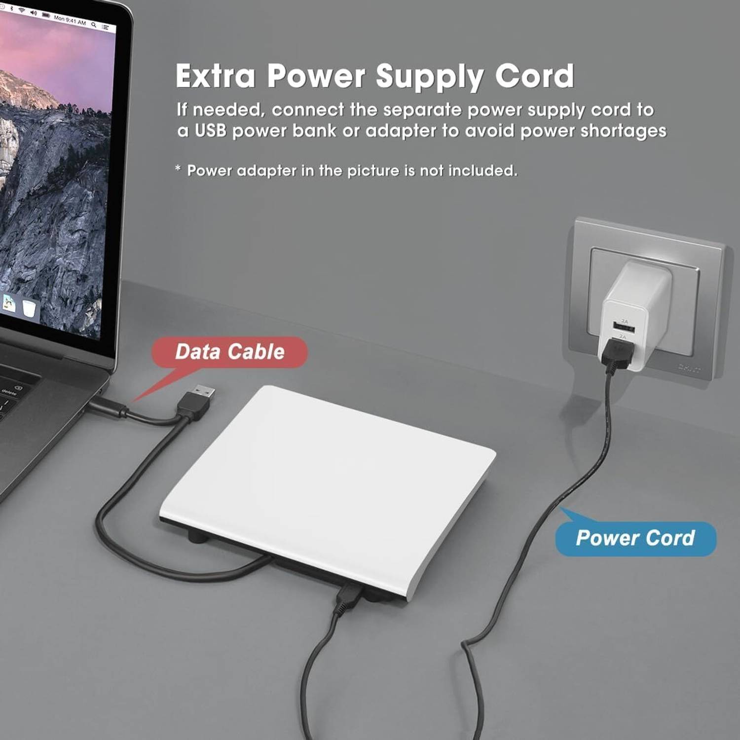 BlackBoost USB 3.0 & Type-C External DVD Drive - Image 2