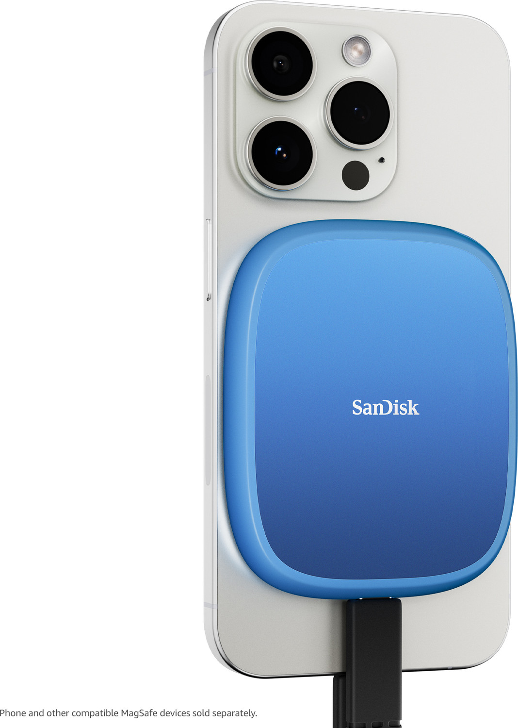 Image of SanDisk Creator Phone SSD 1TB, compatible with MagSafe, up to 1000 MB /s read speeds 1 TB External Solid State Drive (SSD)