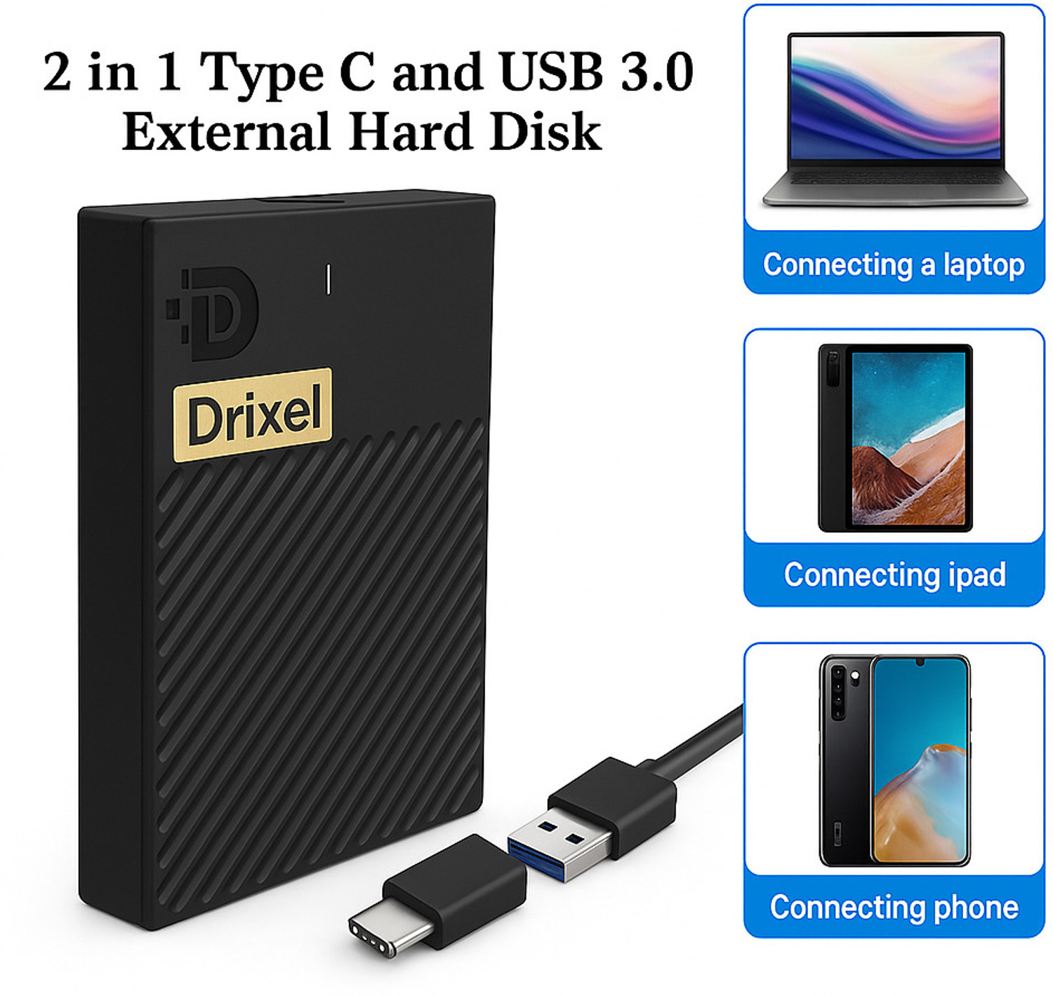 Image of MAYUMI 500 GB External Hard Disk Drive (HDD)