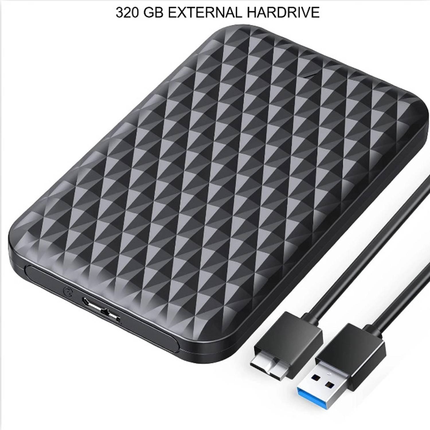 Carecase 2.5inch Portable Harddrive External Harddrive 320 Gb External Hard Disk Drive GB External Hard Disk Drive (HDD)