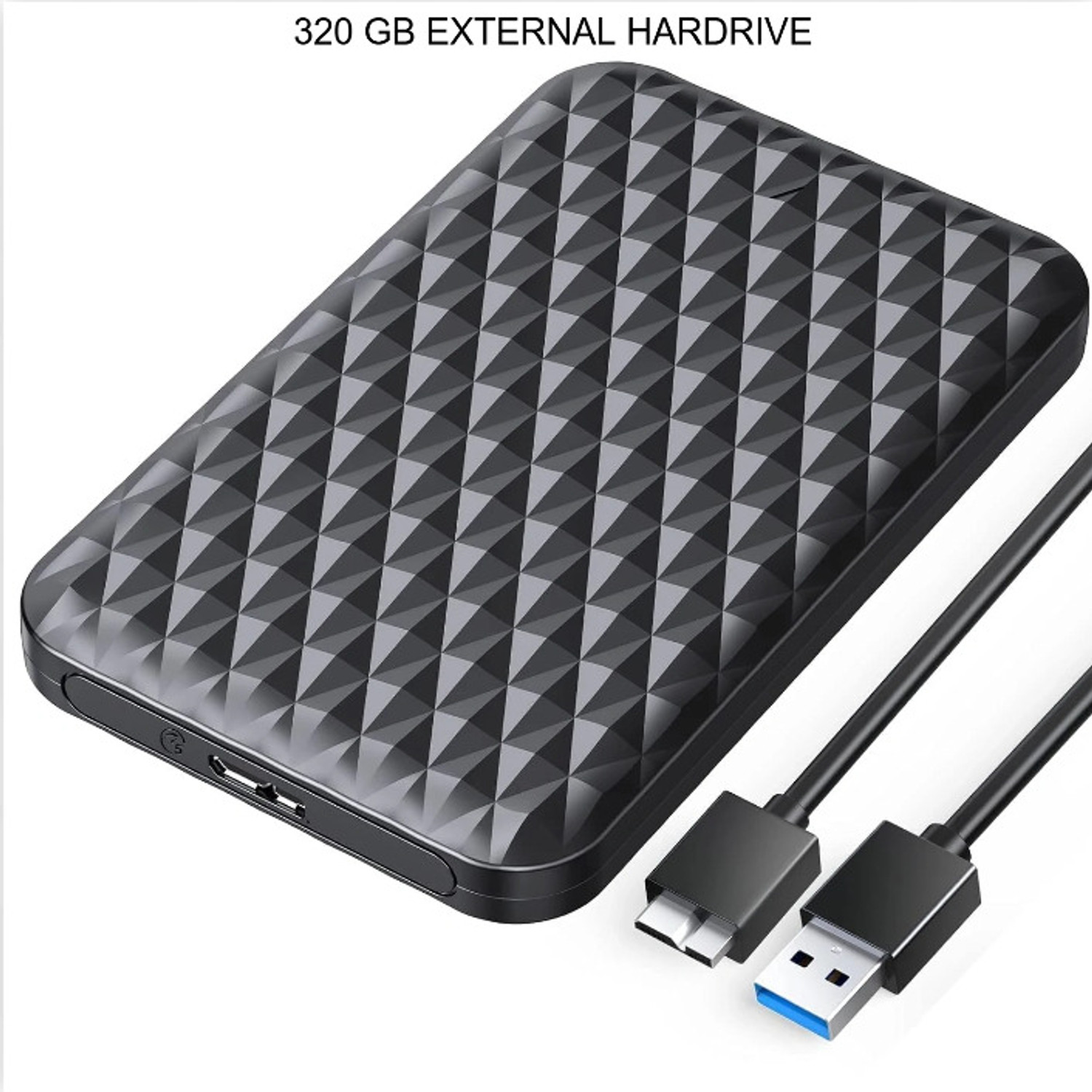 Image of Carecase 2.5inch Portable Harddrive External Harddrive 320 Gb External Hard Disk Drive GB External Hard Disk Drive (HDD)