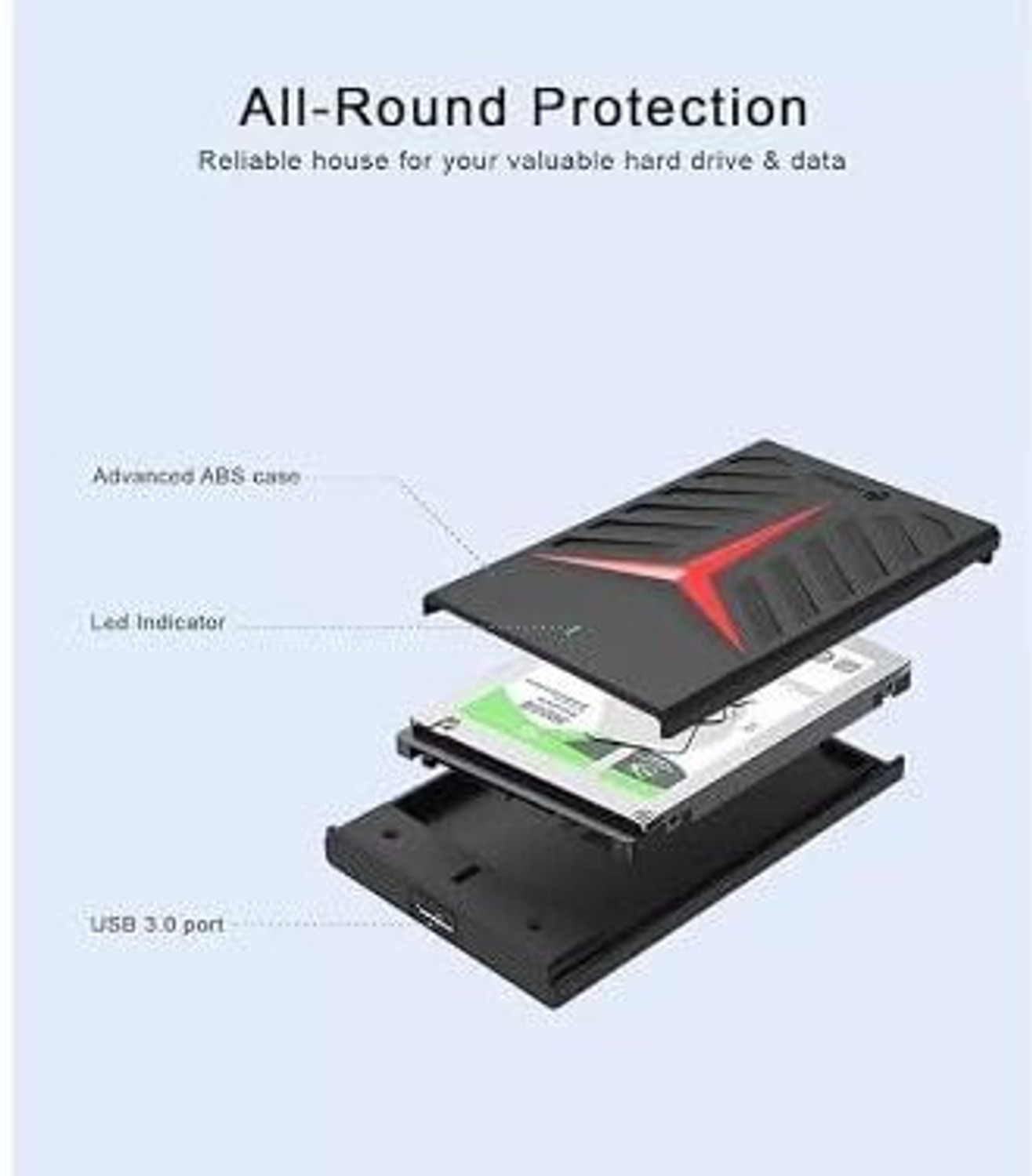 Image of ULTRABYTES 500 GB External Hard Disk Drive (HDD)