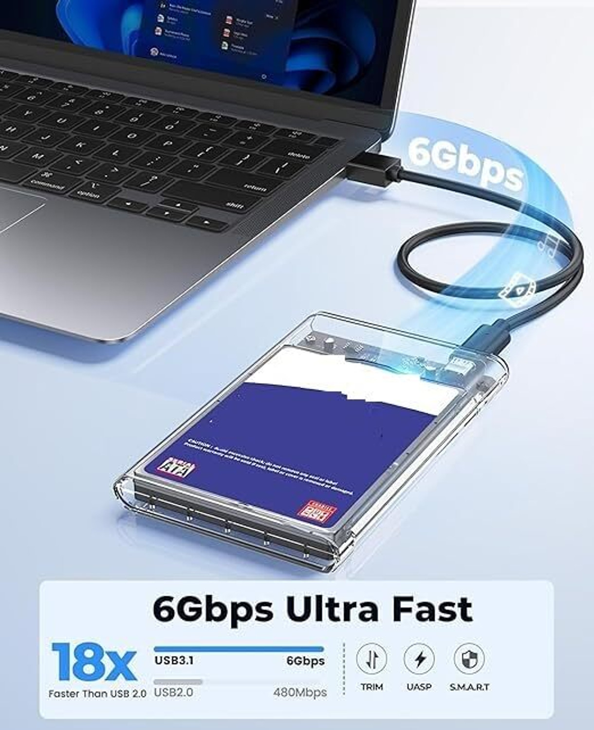 Image of ULTRABYTES 500 GB External Hard Disk Drive (HDD)
