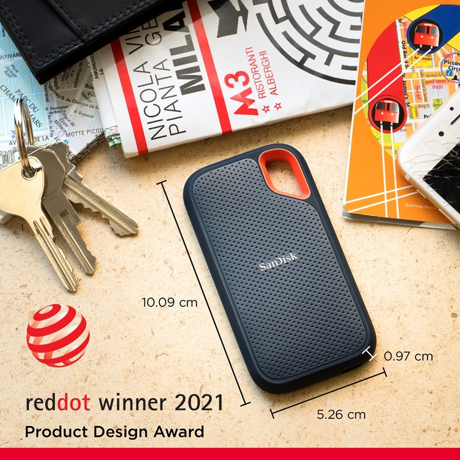 Image of SanDisk 8 TB External Solid State Drive (SSD)