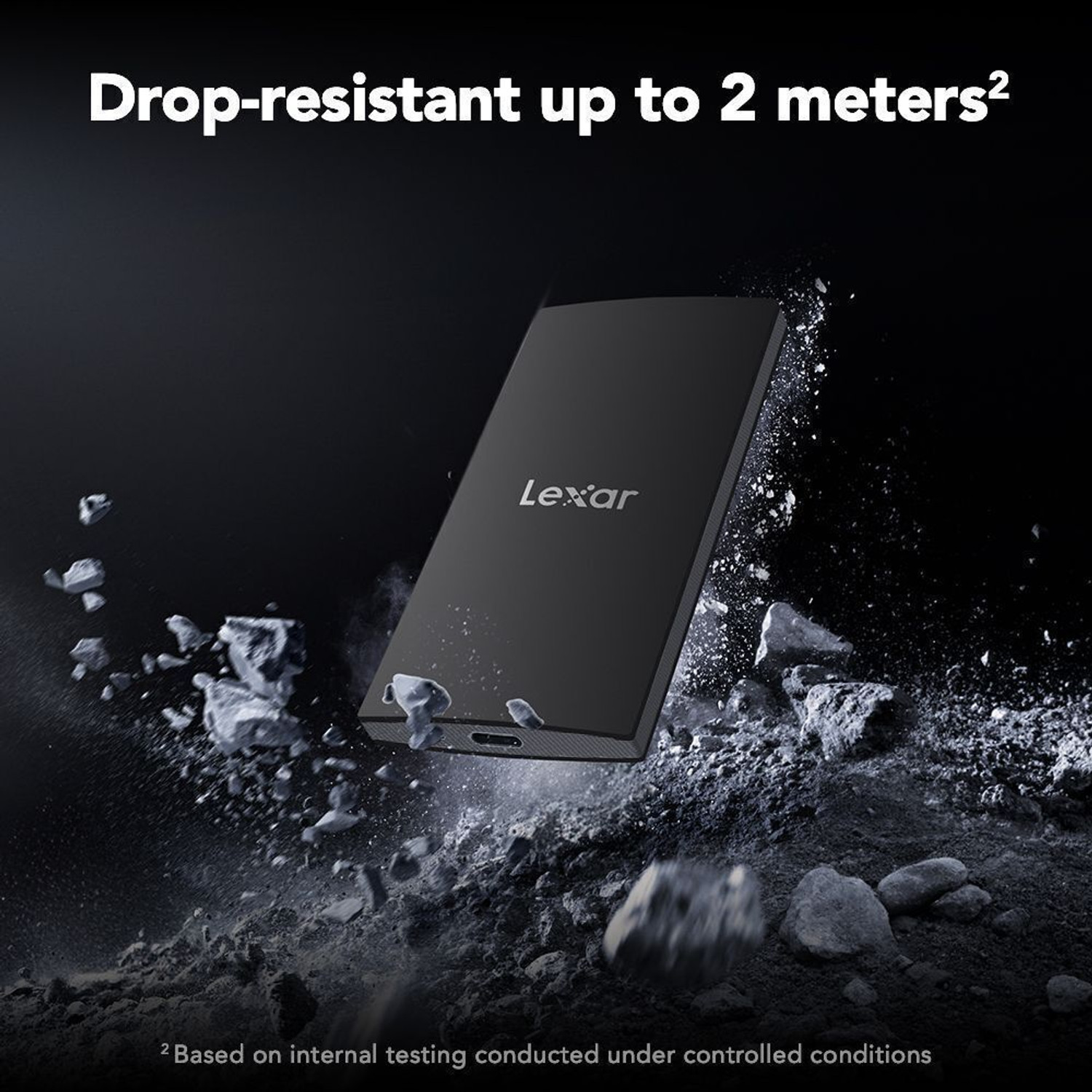 Image of Lexar SL300 1 TB External Solid State Drive (SSD) Upto 1050 MB /s Read and 1000MB /s Write speed, Type C