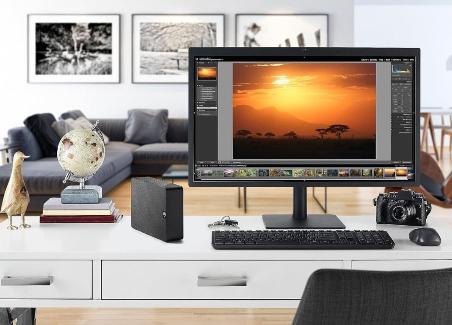 Image of Seagate Expansion Desktop 26TB, External HDD - USB 3.0 for Windows and Mac 26 TB External Hard Disk Drive (HDD)
