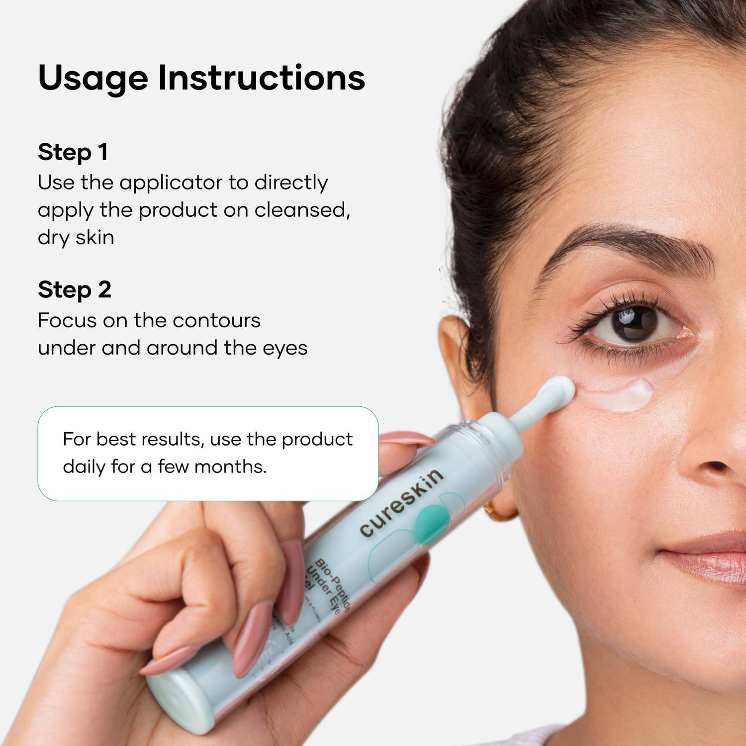cureskin Bio-Peptide Under Eye Gel - Image 5