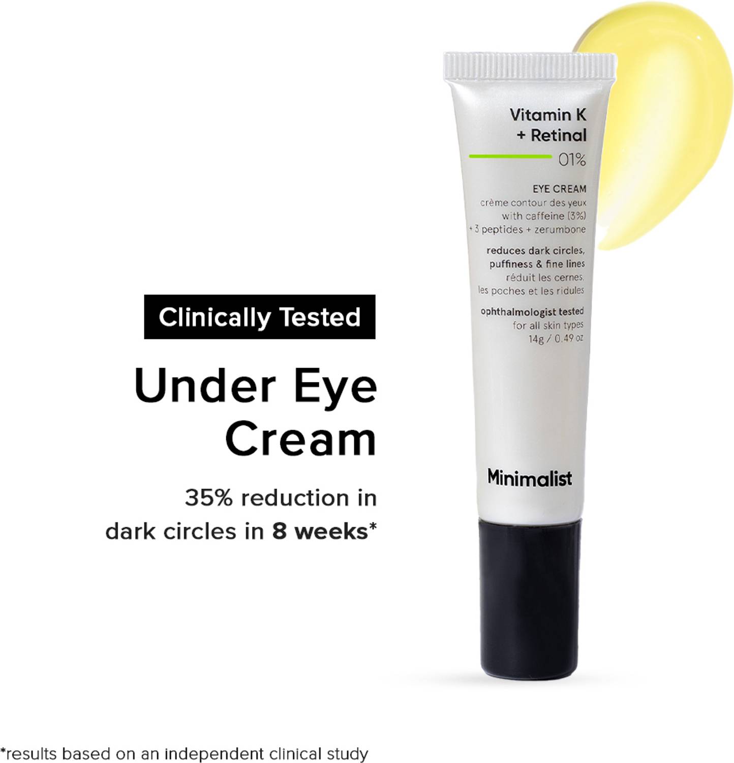 Minimalist Vitamin K + Retinal 01% Eye Cream