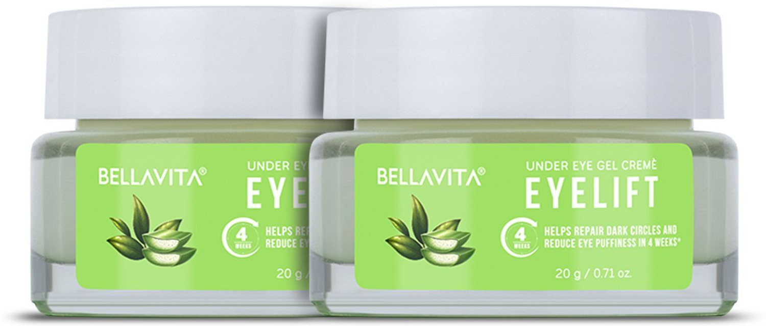 Image of BELLAVITA Eyelift Under Eye Cream For Dark Circles, Puffy Eyes & Wrinkles, For Men & Women (20 gm x 2)