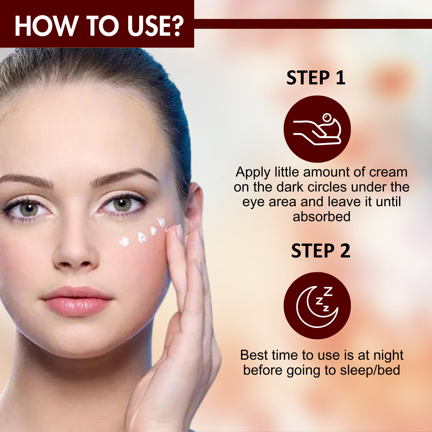 Image of INTIMIFY Under Eye Cream For Dark Circles, Nourishes Under Eye Skin