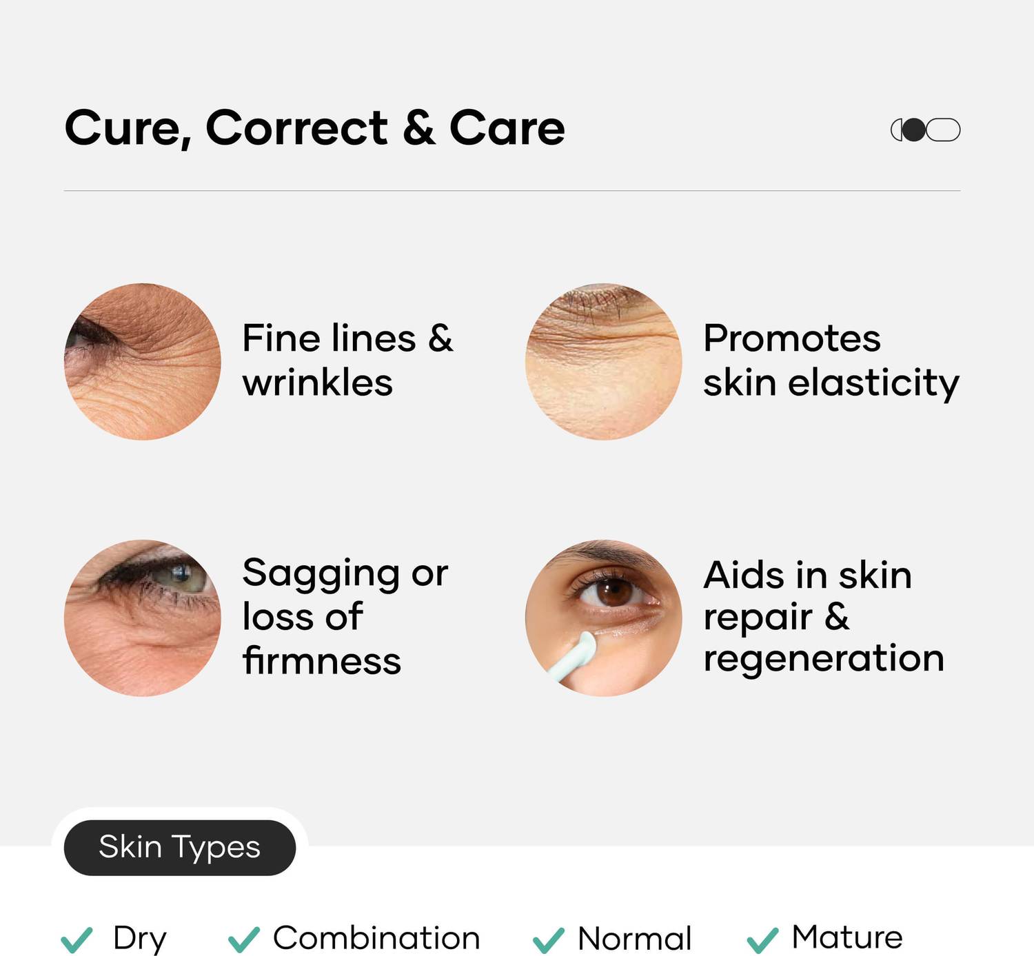 cureskin Bio-Peptide Under Eye Gel - Image 4