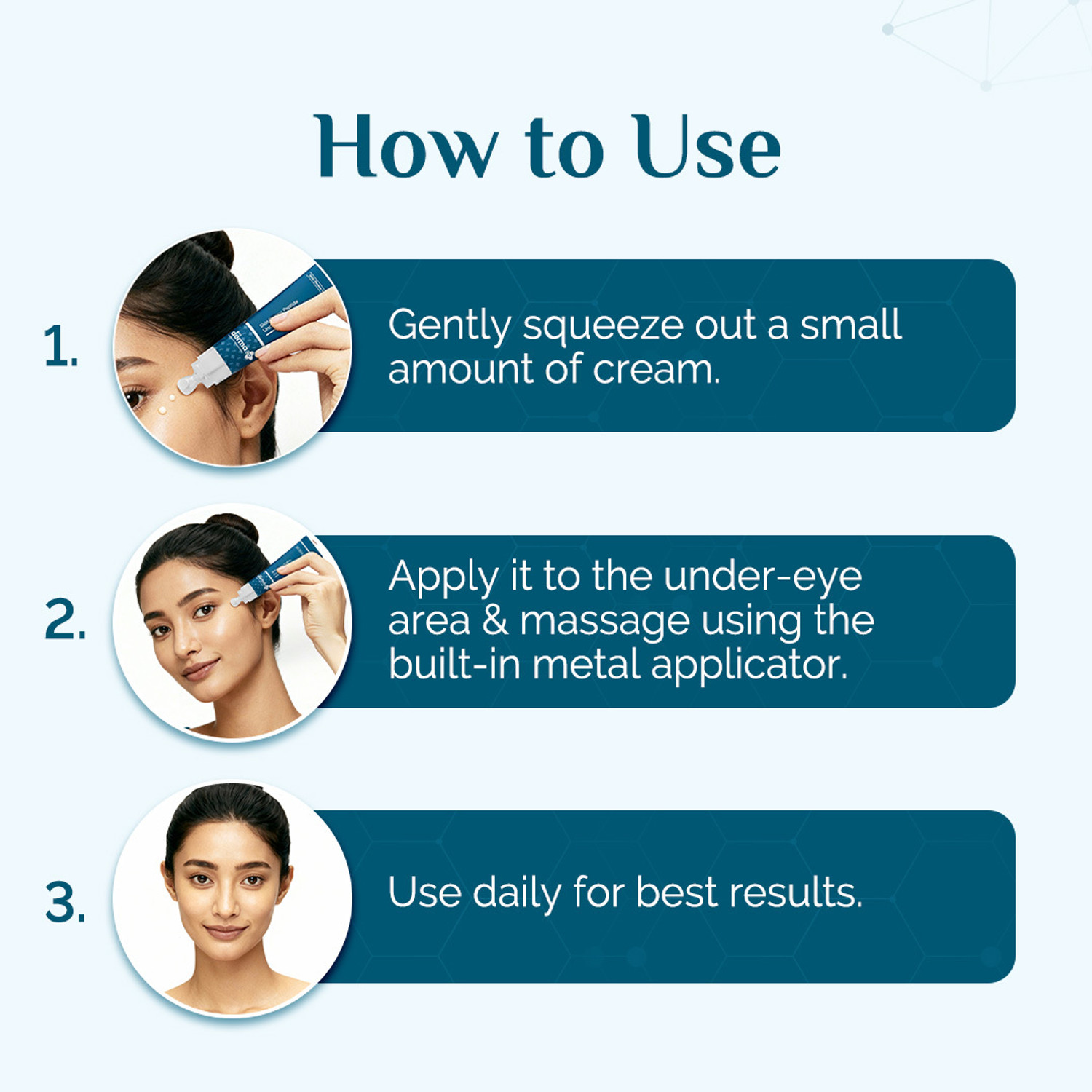 Image of The Derma Co Skin Renew Skin Renew Peptide Under Eye Cream Boosts Skin Renewal|Brightens Skin