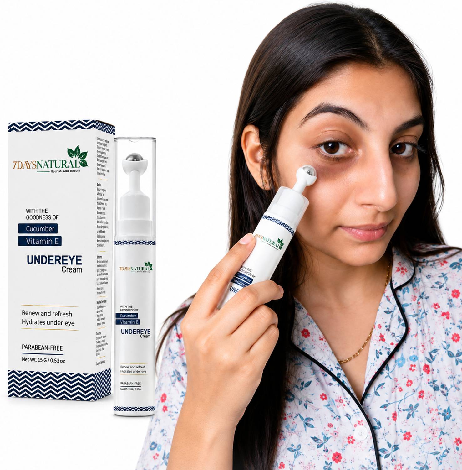 7days natural Under Eye Cream to Reduce Dark Circles, Puffiness