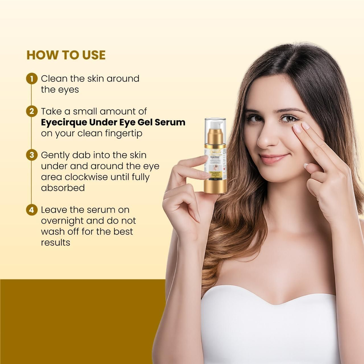 Image of Eyecirque Under Eye Gel Serum for Dark Circles, Puffiness & Fine lines - MONO