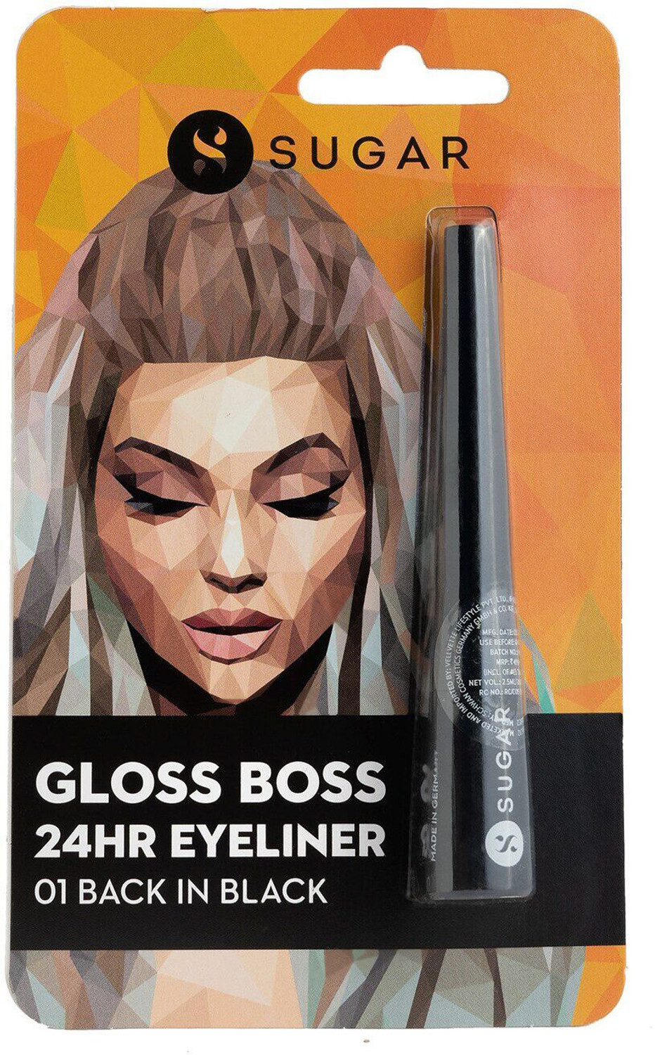 Image of SUGAR Cosmetics Gloss 24HR Eyeliner 2.5 ml