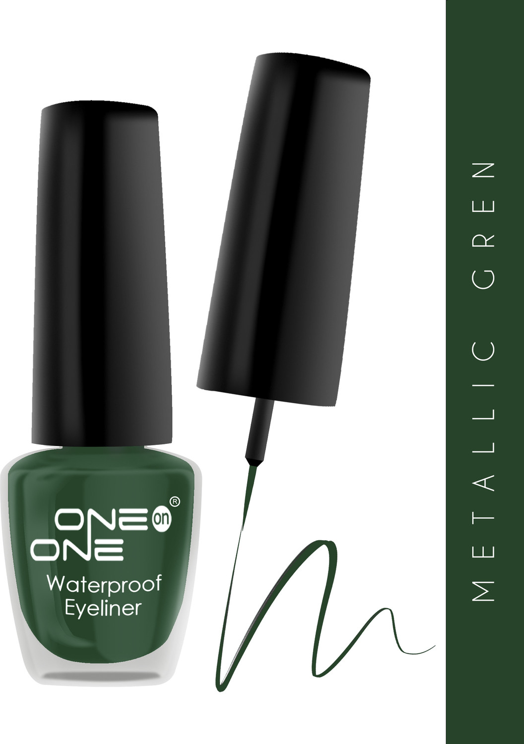 Image of One on One Waterproof Eyeliner, Set of 3 | Long lasting Eyeliner, Smudge Proof Eye Makeup 15 ml
