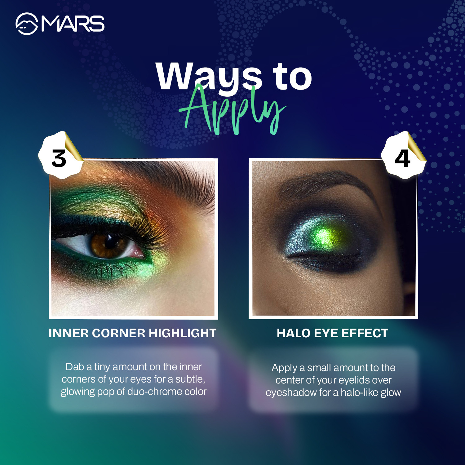 Image of MARS Northern Lights Duo Chrome Liquid Eyeliner 1.5 ml