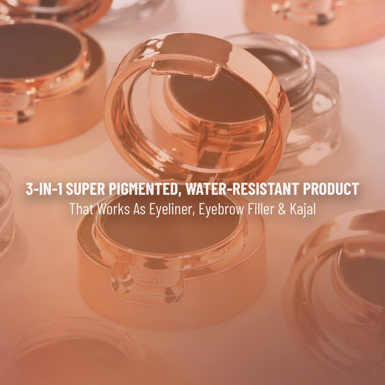 Image of SWISS BEAUTY Waterproof Eyebrow & Gel Eyeliner 2 In 1 | Smudge Proof Long Lasting 7 g