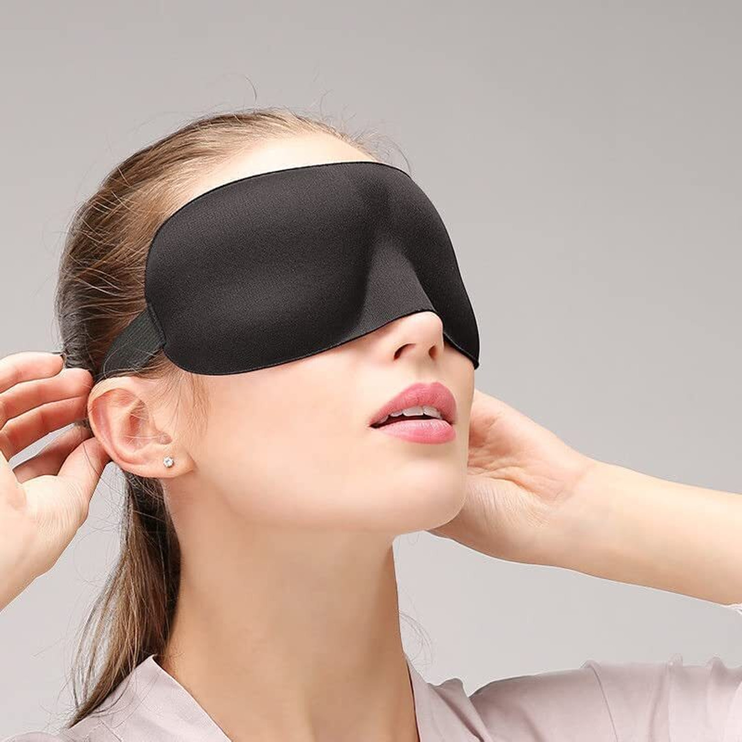 Image of Greeva 3D Contoured Eye Mask, Comfortable Super Smooth Sleep Mask Flexible & Adjustable