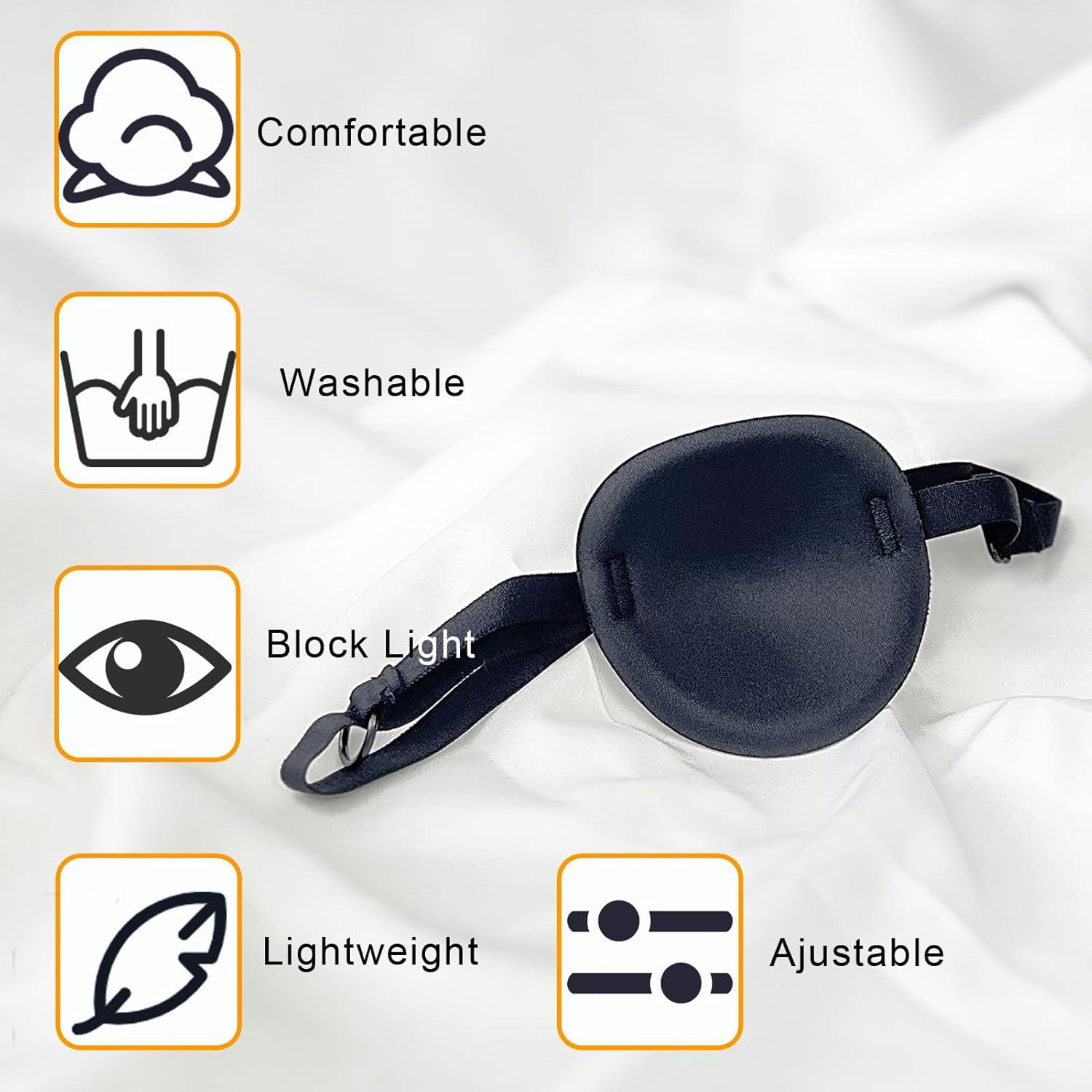 Image of AJICA Adjustable 3D Lazy Eye Patches for Kids & Adults, for Left or Right Eyes