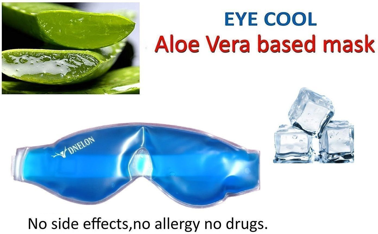 Image of DNelon Gel Eye Mask For Dark Circles,Dry Eyes, Cooling Eyes, Pain Relief,(1 PCS)