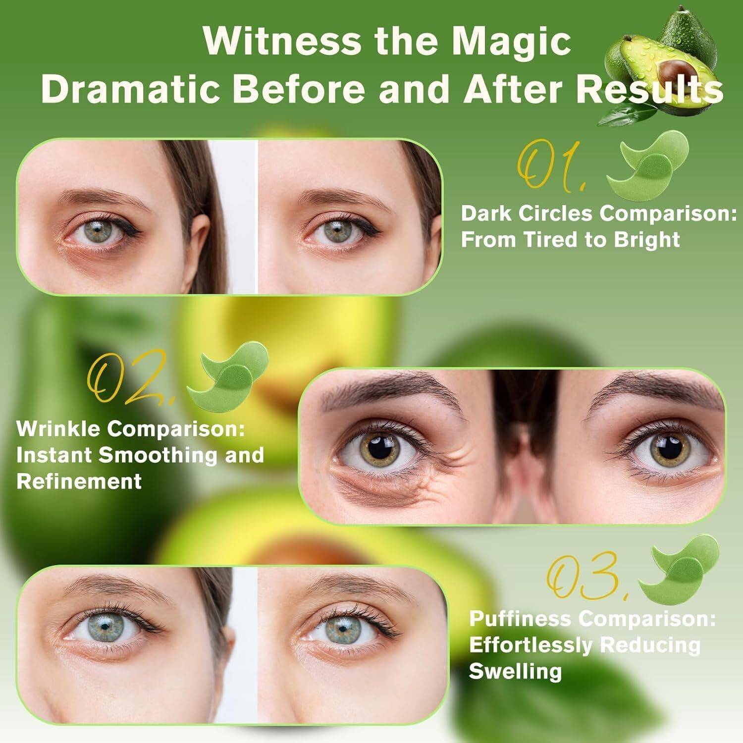 Maahixa Hydra Anti Wrinkle Eye Serum Patch - Image 3