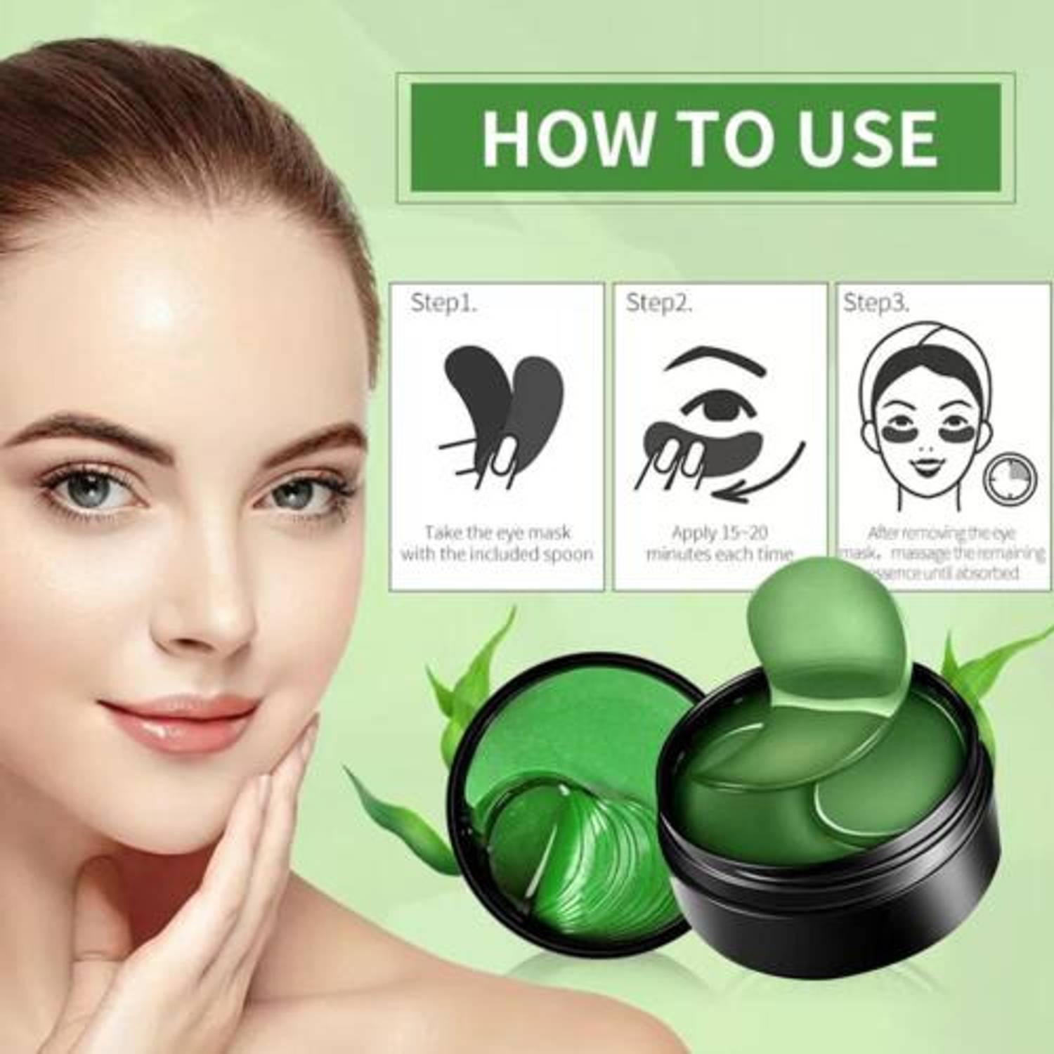 KAIASHA eye sheet mask for under eye dark circles mask patch Moisturizing
