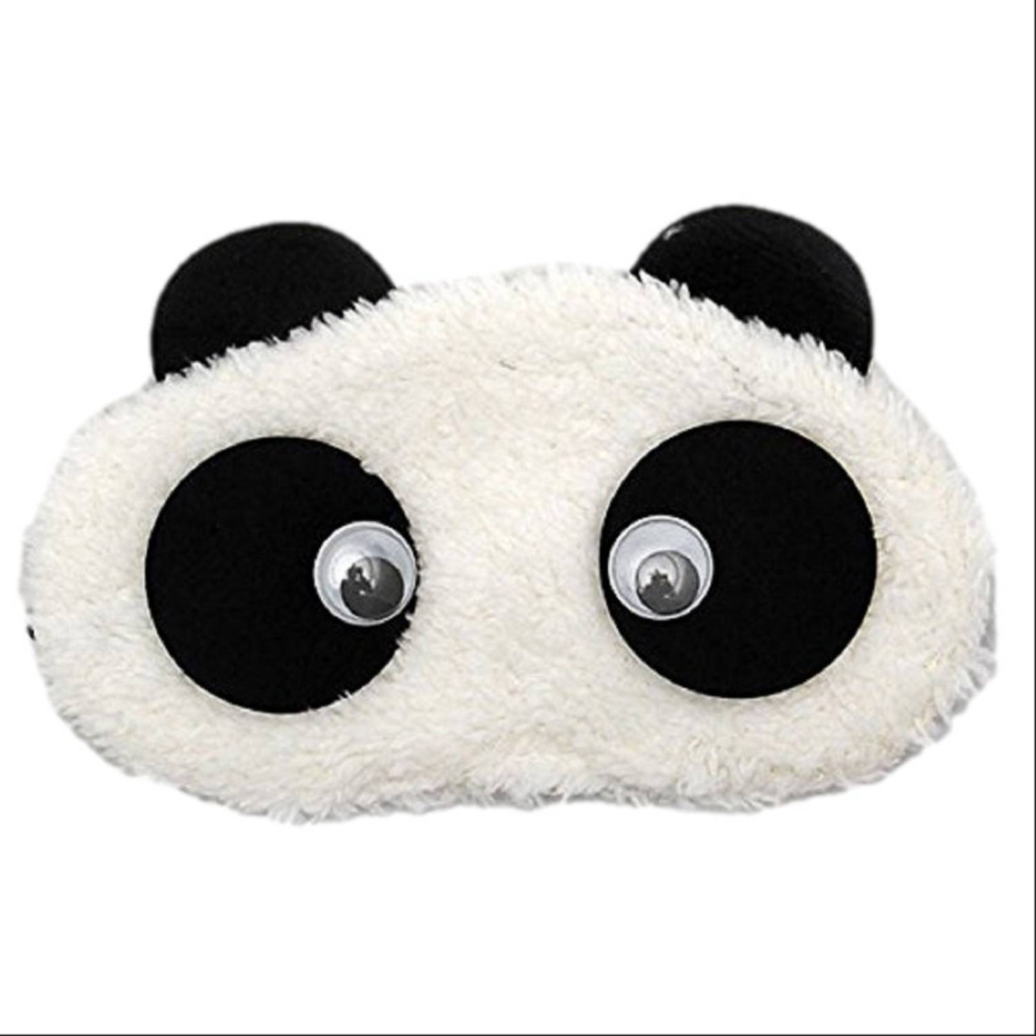 BONZEAL Panda Eye Mask Blind Fold Nap Eye Shade Sleeping Travel Rest Eye Sleeping Mask