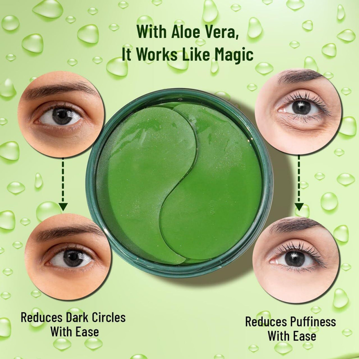 Image of Payalx 24K Gold Under Eye Mask - Anti-Wrinkle, Dark Circle & Puffy Eye Treatment
