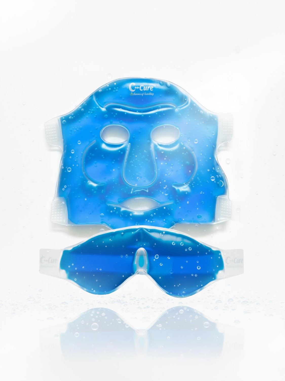 C-Cure Gel Face Mask + Eye Mask Combo | Cooling Gel Ice Pack For Face And Eyes