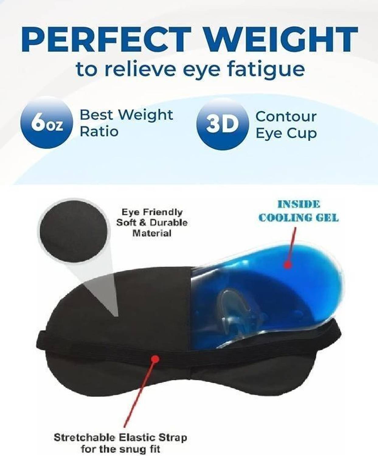 DNelon Cooling Gel Relaxing Eye Sleep Mask