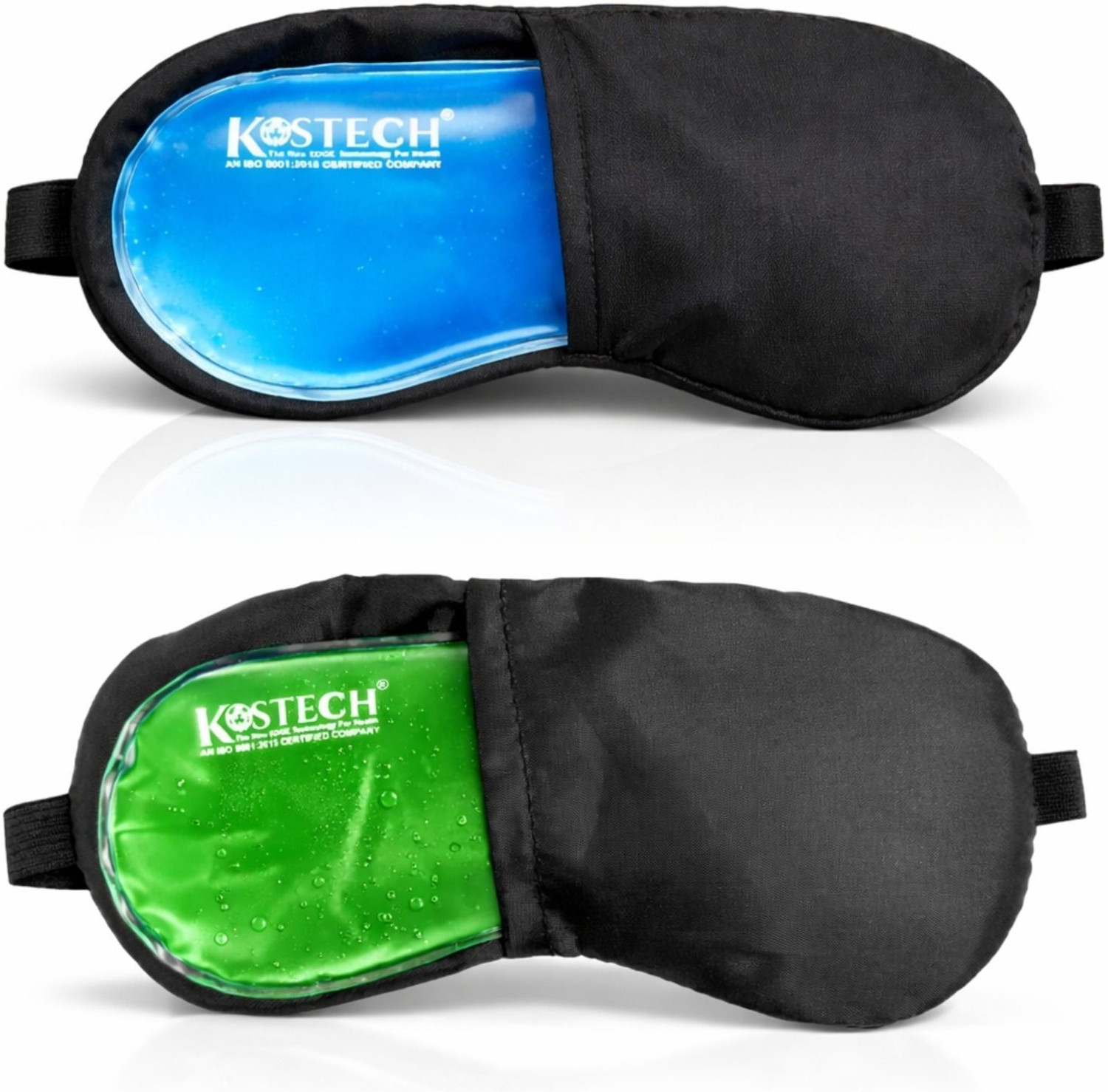 Image of Kostech Combo Aloe Vera Cooling Gel Eye Mask Cold Therapy for Puffiness Relief