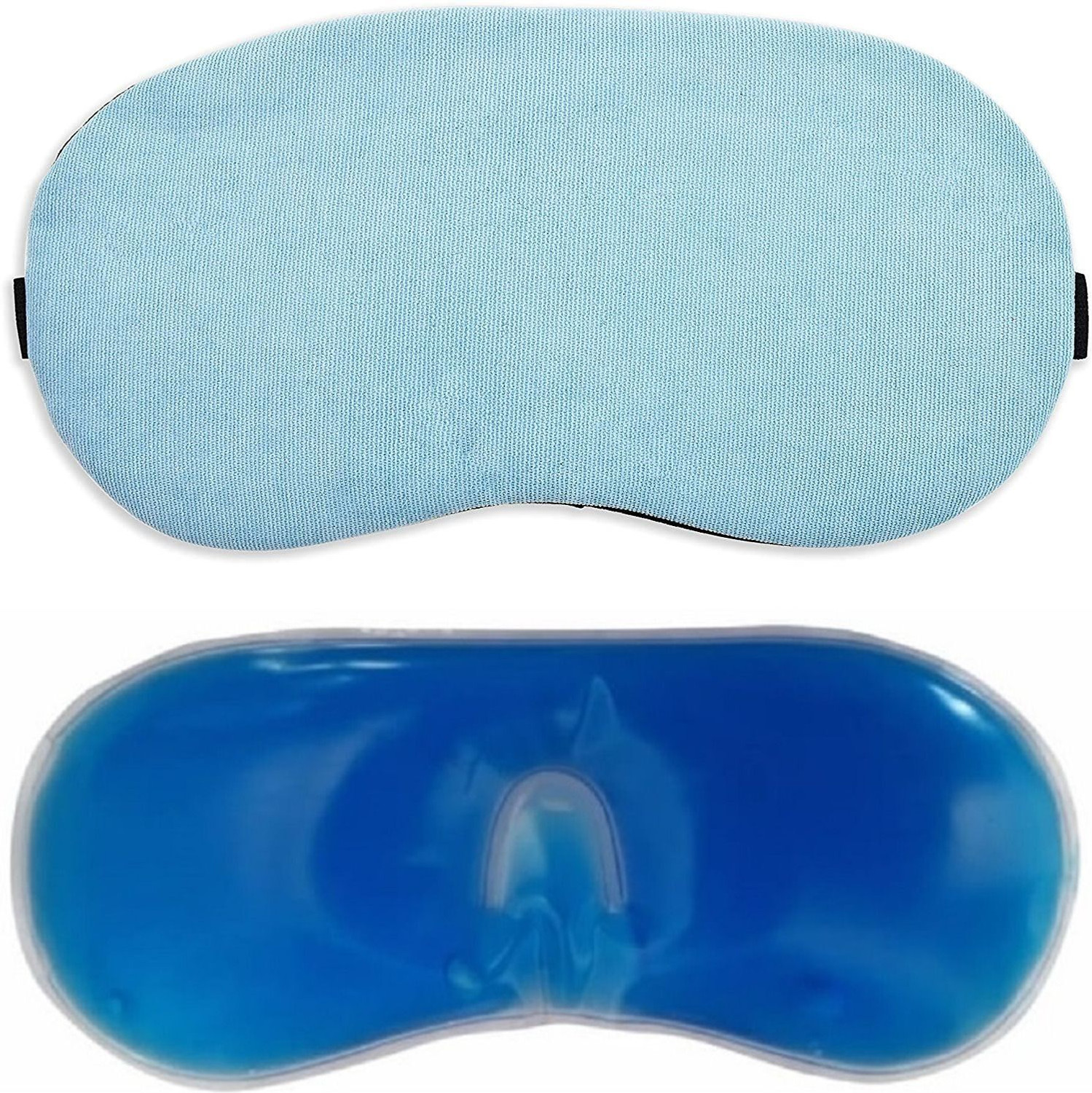 Image of SONEEV MART 1 PC Cooling Eye Mask Reusable Gel Eye Mask for Puffiness, Cold Eye Mask Eye Ice Mask Pack with Plush Backing for Headache, Migraine, Stress Relief