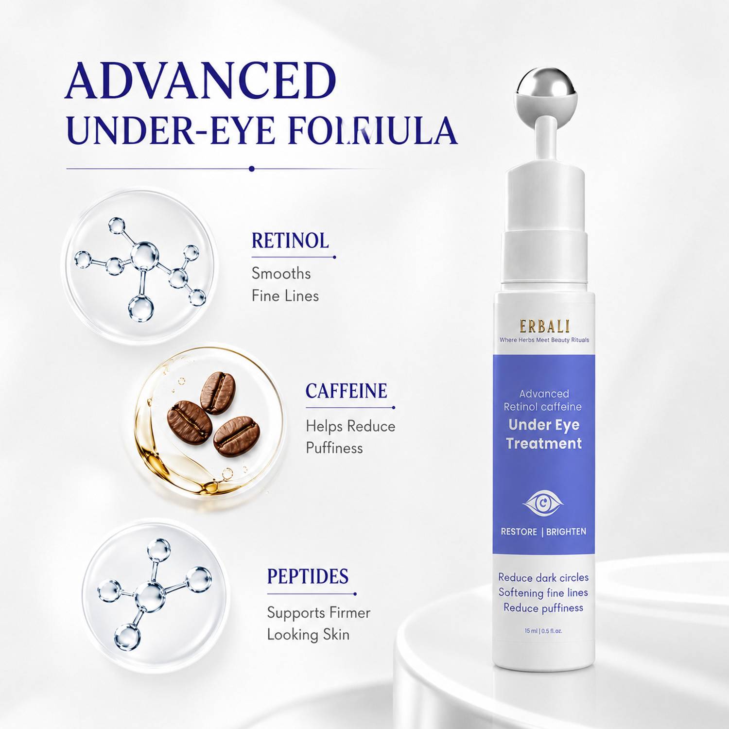 Erbali Eye Serum for Dark Circles - Image 2