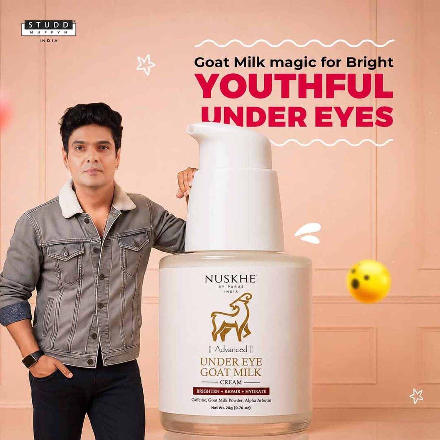 Nuskhe Under Eye Goat Milk for Puffy Eyes - Image 5