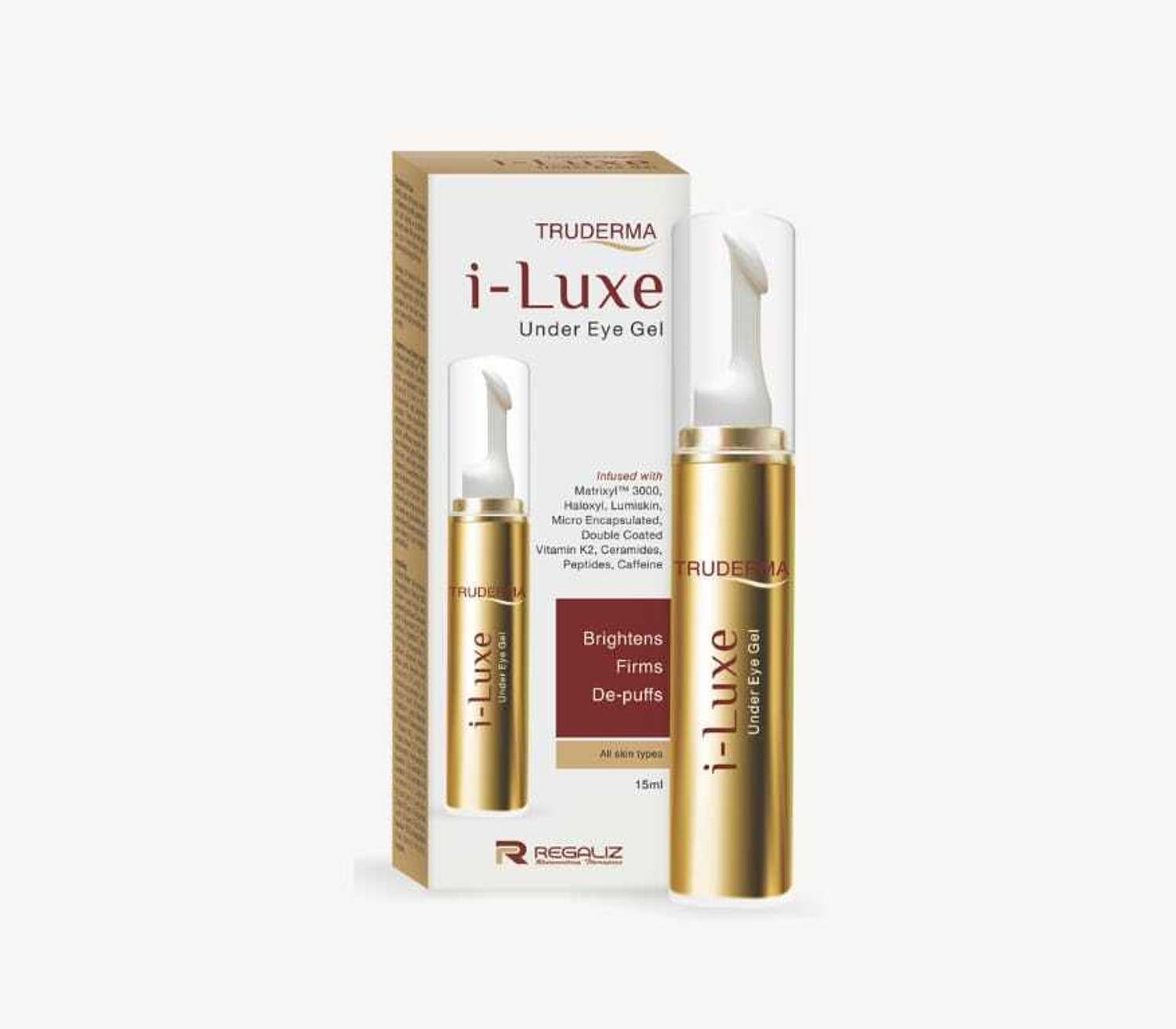 Image of Truderma i-Luxe Under Eye Gel | Reduces Dark Circles (15 ml)