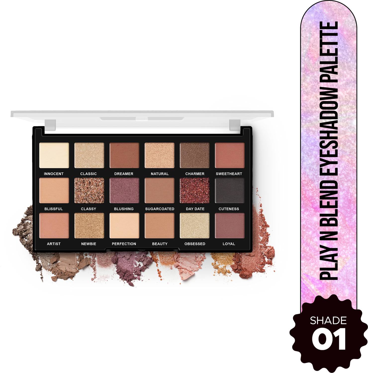 Hilary Rhoda Play n Blend Eyeshadow Palette Matte & Shimmer Fin