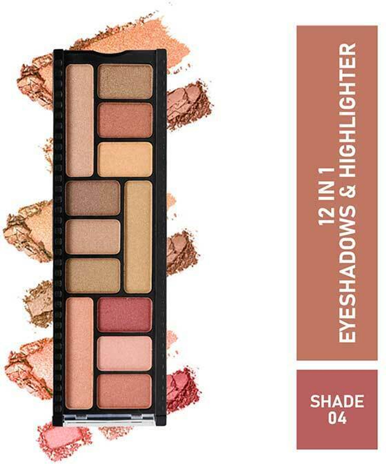 Image of Half N Half 12 in 1 Eyeshadow & Highlighter Palette 12 g