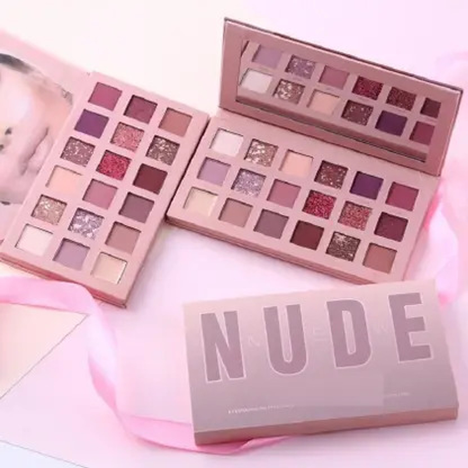 Image of cheese beauty 18 Color Matte + Shimmer Nude EyeShadow Eye Shadow Palette-I 18 g 18 g